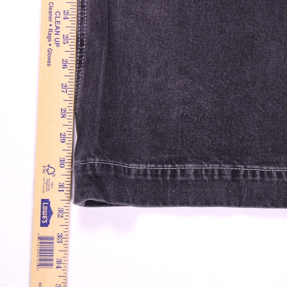 Ragged Jeans Black Wide Leg Denim Pants Size 28 - Picture 9 of 9